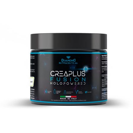 CreaPlus Fusion HoloPowered | Creatina Monoidrato Micronizzata | Qualità Creapure per Allenamento, Sport, Fitness, Workout - 250g