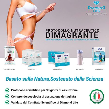Protocollo Nutraceutico Dimagrante Diamond Life Basato su Protocollo Scientifico per la Perdita di Peso